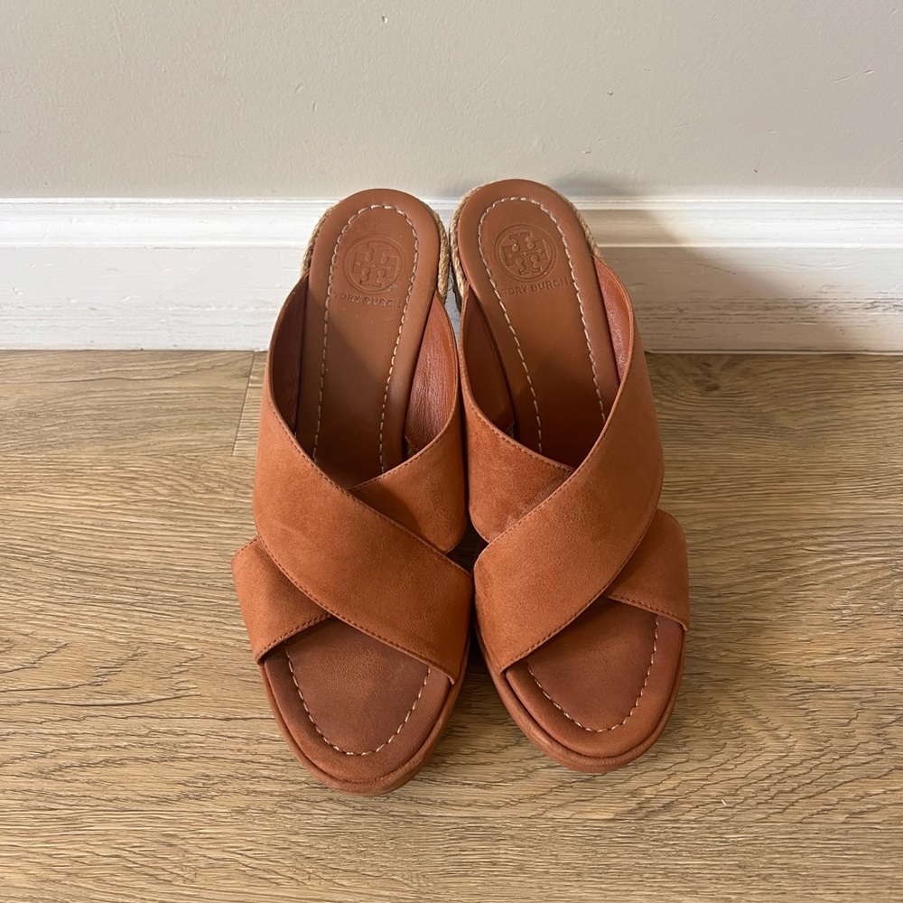 Tory Burch Leather wedges